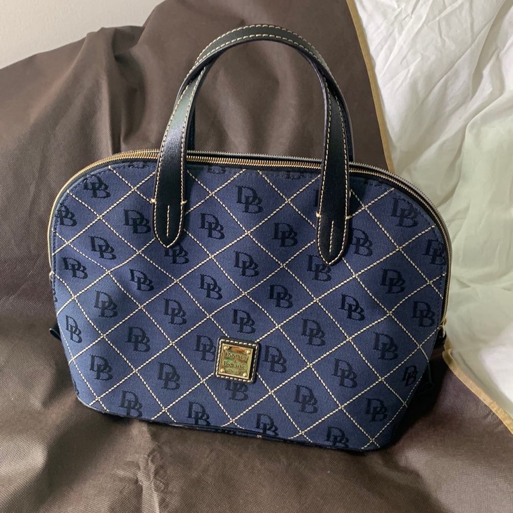 DOONEY & BOURKE MONOGRAM HOBO BAG